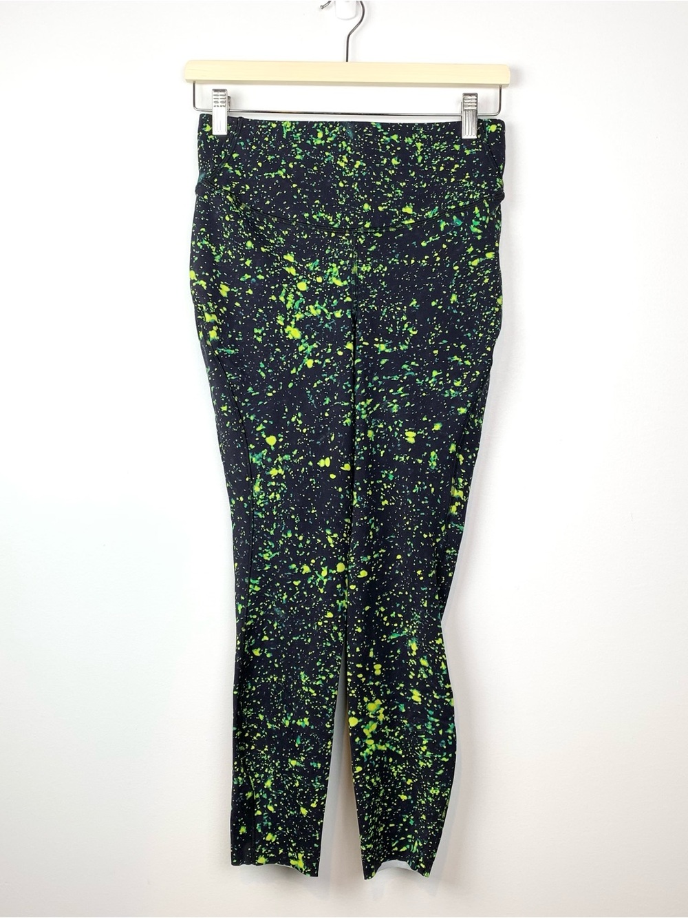Lululemon Base Pace High-Rise Running Tight Sparks Fly Multi Drawstring Sz 8